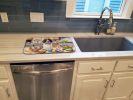 Decorating Easter English Springer Spaniel Dish Drying Mat Absorbent Dish Drying Mat Pad for Kitchen Counter Dish Drainer Mat for Countertop, 14 x 21"